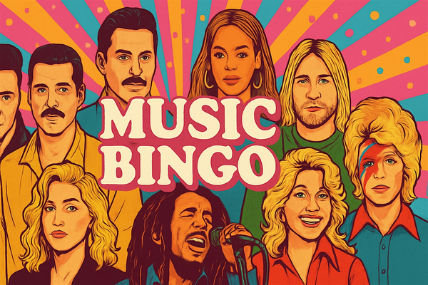 Music Bingo Brisbane - Algester Sports Club -  By Music Quiz