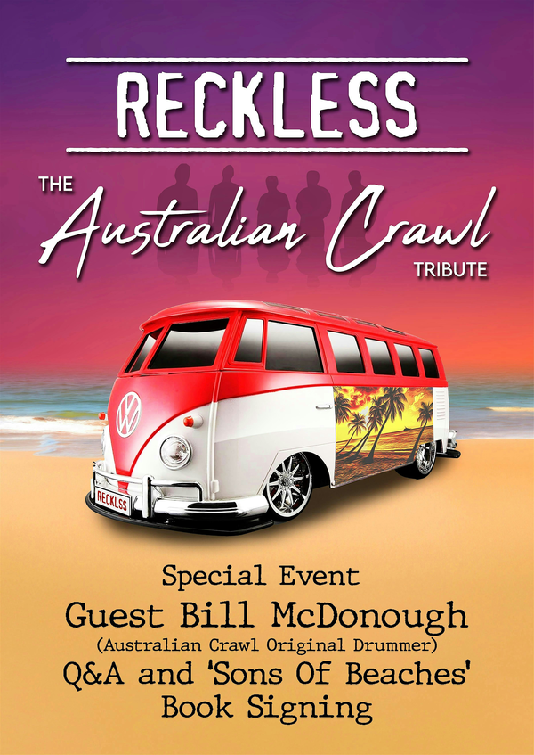 Reckless - The Australian Crawl Tribute Live @ Ellis Beach Bar and Grill