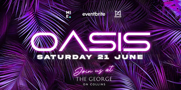 Oasis Club X Long Room Saturdays Melbourne