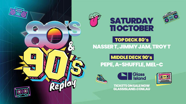 Glass Island - 80s & 90s REPLAY -  Sat 11 Oct 2025