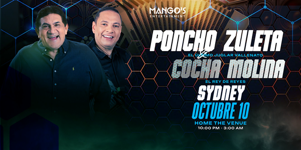 PONCHO ZULETA Y EL CONCHA MOLINA EN CONCIERTO SYDNEY