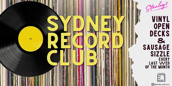 Sydney Record Club - vinyl open decks + sausage sizzle