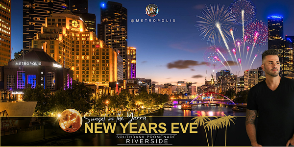 New Years Eve - "Sunset on the Yarra" - Unlimited 6.5hr drinks Package