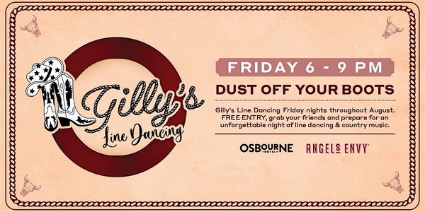 Gilly's Line Dancing at the Osbourne