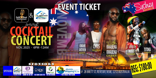 COCKTAIL CONCERT WITH KWABENA KWABENA