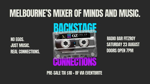 Backstage Connections Melbourne