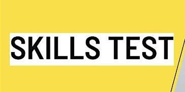 Skill Test Only - Thur 4 Sept 2025 - 2:30pm - 4:00pm