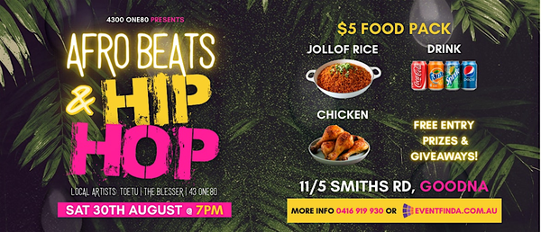 AFRO BEATS & HIP HOP CONCERT