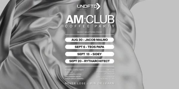 AM:CLUB Weekly Coffee Rave