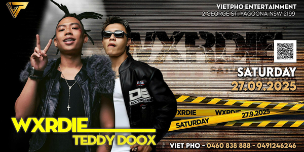 [SYDNEY] SATURDAY, 27.09.2025: WXRDIE x TEDDY DOOX