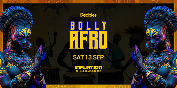 BOLLY AFRO night at Inflation nightclub, Melbourne