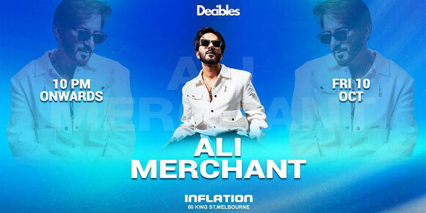 ALI MERCHANT - Live in Melbourne at Inflation Nightclub