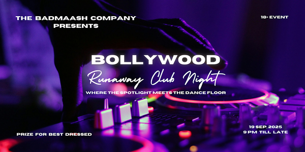 Bollywood Runaway Club Night