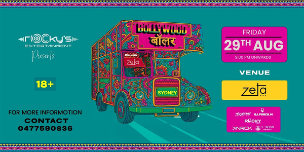 BOLLYWOOD BOILER ROOM  @Zeta Bar- Hilton Sydney