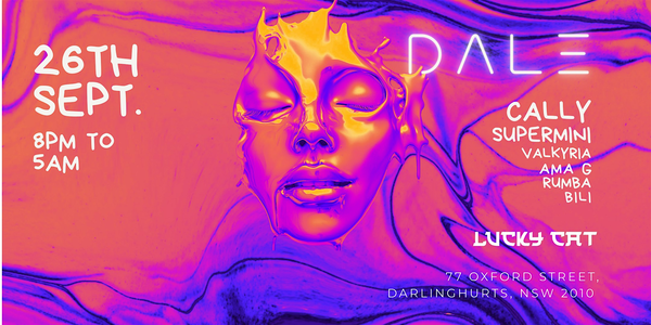 DALE @ Lucky Cat 2nd Anniversary/ 26.09/ Free Entry Before 11pm with ticket