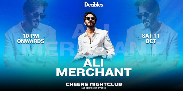 ALI MERCHANT - Live in Sydney @ Cheers Nightclub
