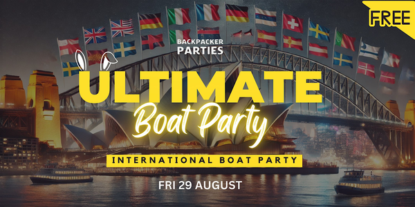 The Ultimate Backpacker & International Boat Party + FREE After Party