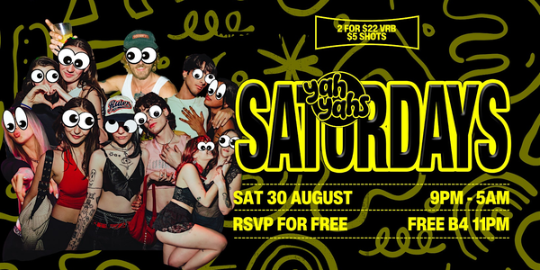SATURDAY NIGHT PARTY AT YAH'S (till 5AM)