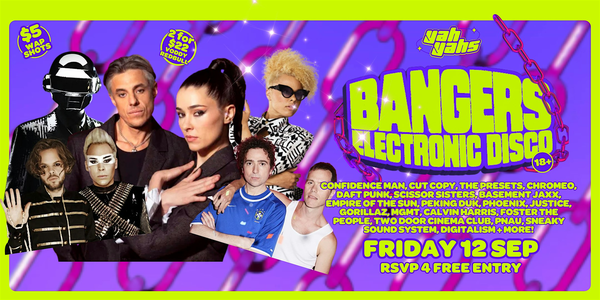 BANGERS Electronic Disco FRI SEPT 12