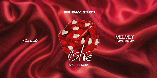 VELVET LOVE ROOM: ASTRE TOUR - SUSSUDIO, SYDNEY