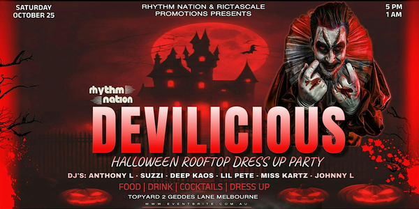 "DEVILICIOUS" HALLOWEEN ROOFTOP DRESS UP PARTY!