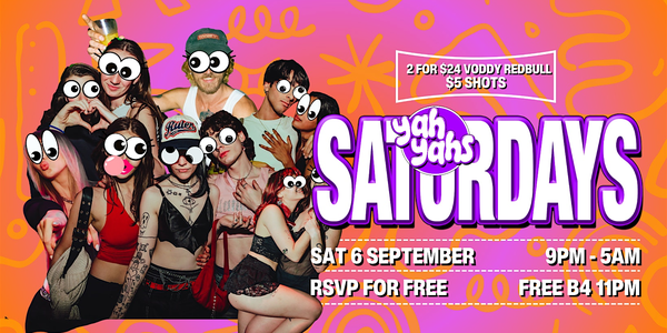 SATURDAY NIGHT PARTY AT YAH'S (till 5AM)