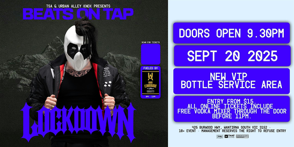 BEATS ON TAP - feat LOCKDOWN - Urban Alley Knox