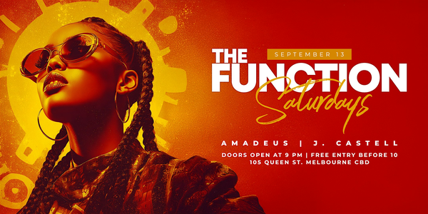 THE FUNCTION SATURDAYS  OFFICIAL LAUNCH | FREE RSVP GUEST LIST