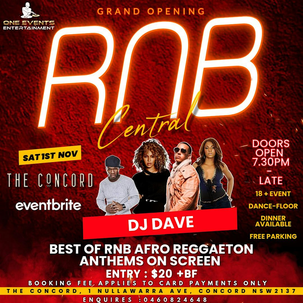 Grand Opening : RnB Central @The Concord