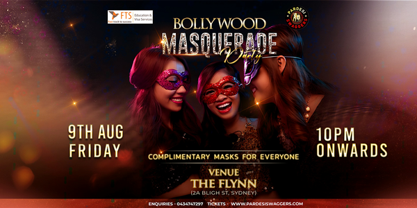 Bollywood Masquerade Party In Sydney