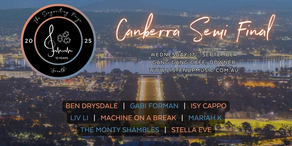 The Songwriting Prize 2025 - Canberra Semi Final