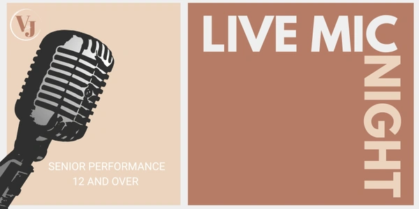 Live Mic Night 25'  By Vocals with Jess