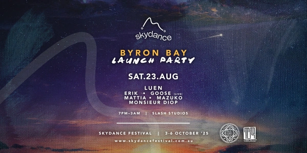 Bare Foot Beat & TR pres. SKYDANCE LAUNCH PARTY BYRON BAY
