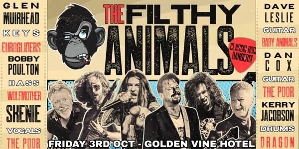 Filthy Animals Golden Vine Hotel Bendigo